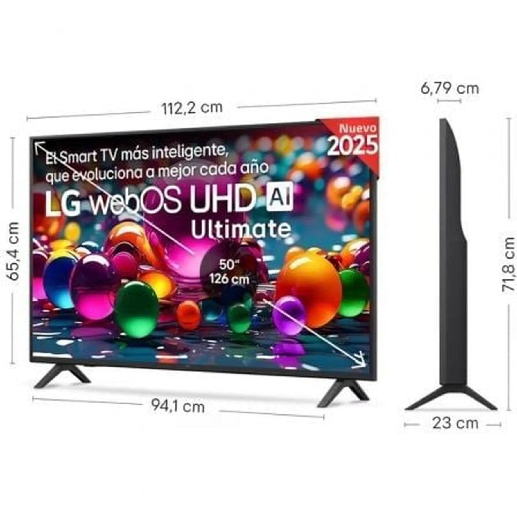 Televisor LG UHD 50UA74006LB 50"/ Ultra HD 4K/ Smart TV/ WiFi - PixelPlaza