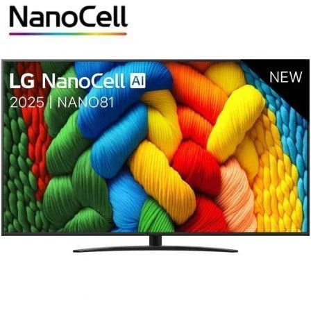 Televisor LG NanoCell 65NANO81A6A 65"/ Ultra HD 4K/ Smart TV/ WiFi - PixelPlaza