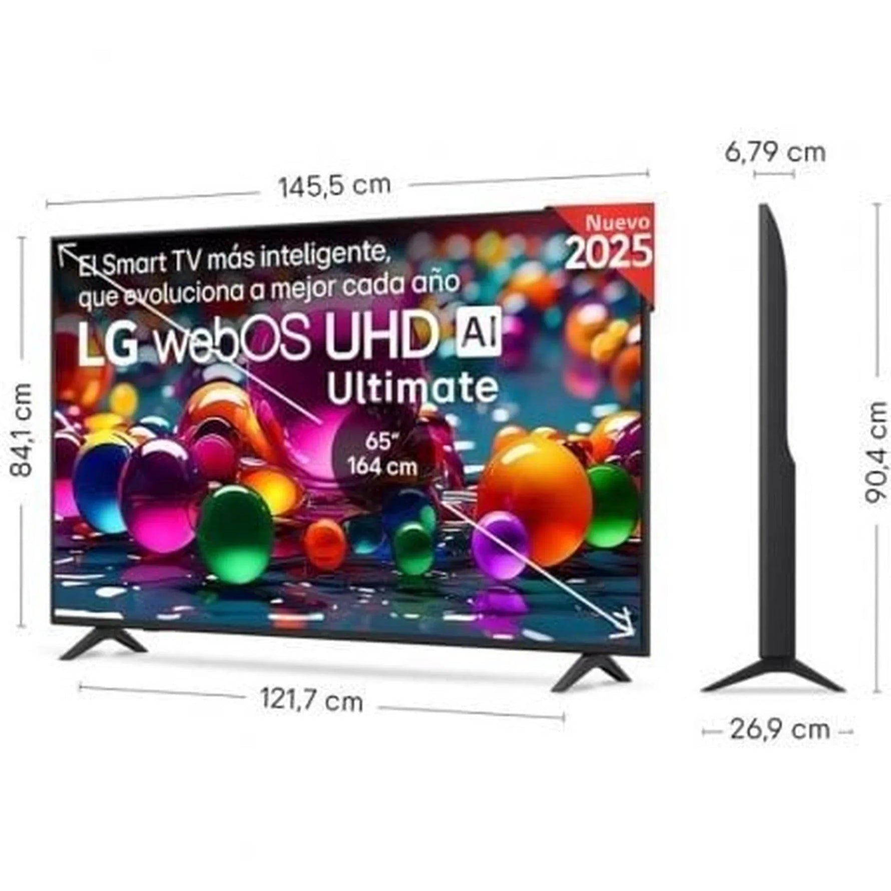Televisor LG UHD 65UA74006LB 65"/ Ultra HD 4K/ Smart TV/ WiFi - PixelPlaza