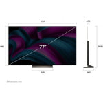 Televisor LG OLED Evo AI C5 OLED77C56LB 77"/ Ultra HD 4K/ Smart TV/ WiFi - PixelPlaza
