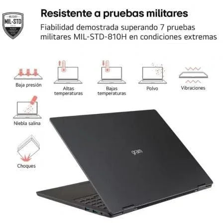 Portátil LG Gram 15ZD80T-G.AX55B Ryzen AI 5-340/ 16GB/ 512GB SSD/ 15.6"/ Sin Sistema Operativo - PixelPlaza