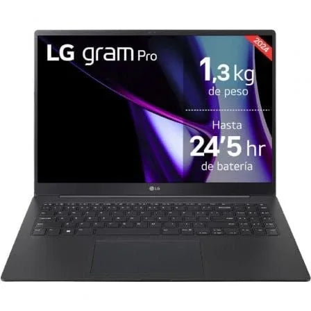 Portátil LG Gram Pro 16ZD90SP-A.AX78B Intel Core Ultra 7-155H/ 32GB/ 1TB SSD/ GeForce RTX 3050/ 16"/ Sin Sistema Operativo - PixelPlaza