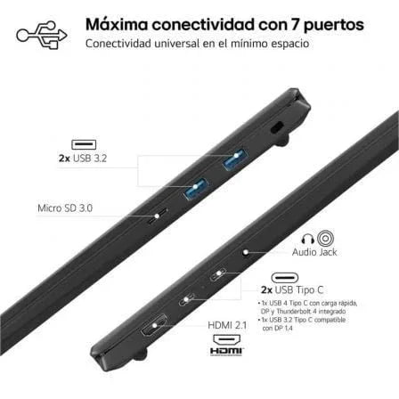 Portátil LG Gram Pro 16ZD90SP-A.AX78B Intel Core Ultra 7-155H/ 32GB/ 1TB SSD/ GeForce RTX 3050/ 16"/ Sin Sistema Operativo - PixelPlaza