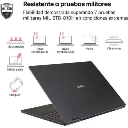 Portátil LG Gram 17Z90T-G.AD88B Intel Core Ultra 7-255H/ 32GB/ 1TB SSD/ 17"/ Win11 - PixelPlaza