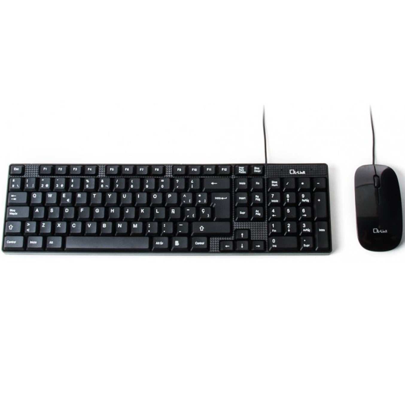 Kit teclado + ratón l - link ll - kb - 816 - combo USB negro