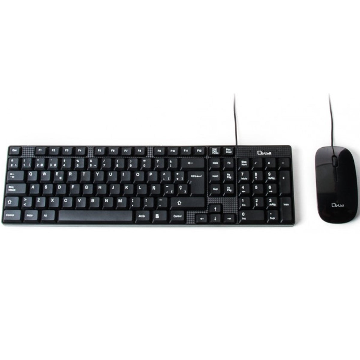 Kit teclado + ratón l - link ll - kb - 816 - combo USB negro