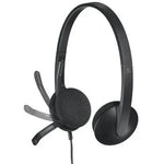 Auriculares Logitech H340/ con Micrófono/ USB/ Negros - PixelPlaza