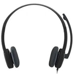 Auriculares Logitech H151/ con Micrófono/ Jack 3.5/ Negros - PixelPlaza