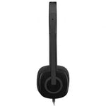 Auriculares Logitech H151/ con Micrófono/ Jack 3.5/ Negros - PixelPlaza