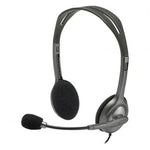 Auriculares Logitech H111/ con Micrófono/ Jack 3.5/ Negros - PixelPlaza