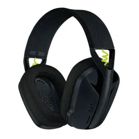 Auriculares Gaming Inalámbricos con Micrófono Logitech G435/ Bluetooth/ Negros y Amarillos - PixelPlaza