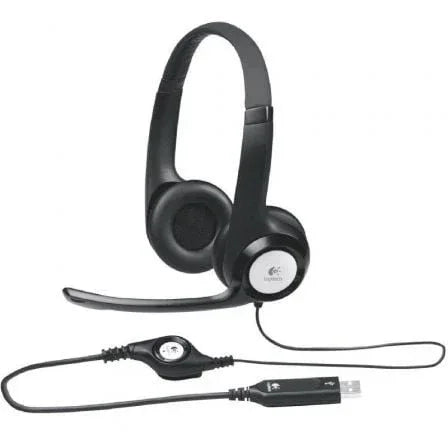 Auriculares Logitech H390/ con Micrófono/ USB/ Negros - PixelPlaza