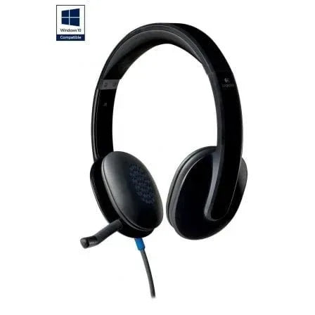Auriculares Logitech H540/ con Micrófono/ USB/ Negros - PixelPlaza