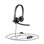 Auriculares Logitech H570E/ con Micrófono/ USB/ Negros - PixelPlaza