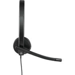 Auriculares Logitech H570E/ con Micrófono/ USB/ Negros - PixelPlaza