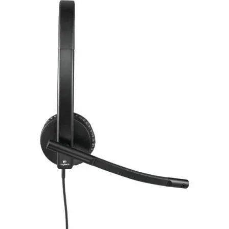 Auriculares Logitech H570E/ con Micrófono/ USB/ Negros - PixelPlaza