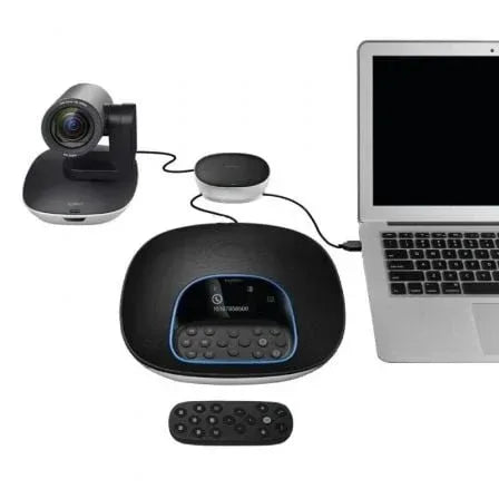 Sistema de Videoconferencia Logitech Group/ Enfoque Automático/ Full HD - PixelPlaza
