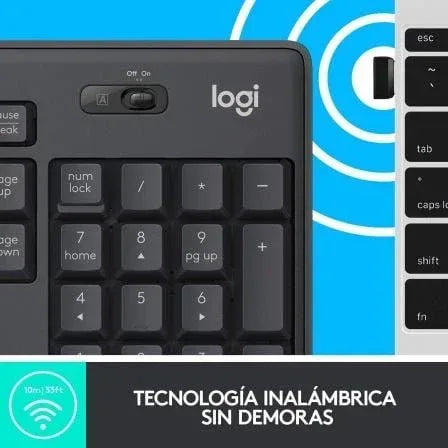 Teclado y Ratón Inalámbricos Logitech Silent Touch MK295/ Grafito - PixelPlaza