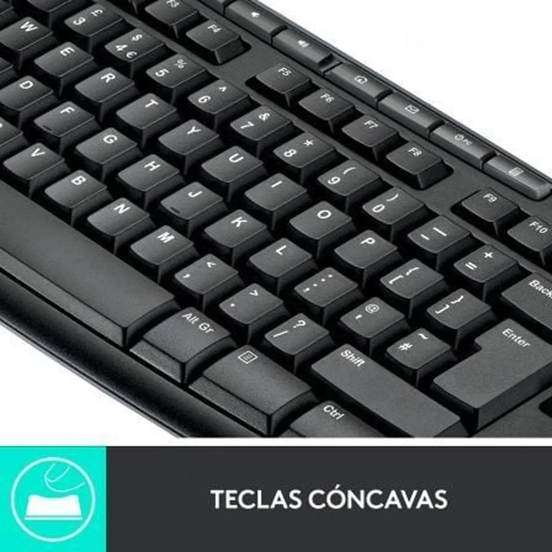 Teclado y Ratón Inalámbricos Logitech Wireless Combo MK270 - PixelPlaza