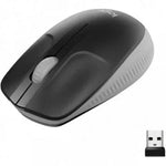 Ratón Inalámbrico Logitech M190/ Hasta 1000 DPI/ Gris Medio - PixelPlaza