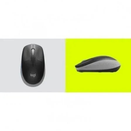Ratón Inalámbrico Logitech M190/ Hasta 1000 DPI/ Gris Medio - PixelPlaza
