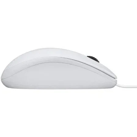 Ratón Logitech B100/ Hasta 800 DPI/ Blanco - PixelPlaza