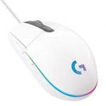 Ratón Gaming Logitech G102 Lightsync/ Hasta 8000 DPI/ Blanco - PixelPlaza