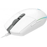 Ratón Gaming Logitech G102 Lightsync/ Hasta 8000 DPI/ Blanco - PixelPlaza