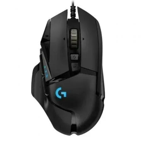 Ratón Gaming Logitech G502 Hero/ Hasta 25600 DPI/ Negro - PixelPlaza