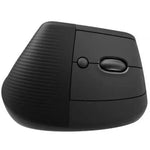 Ratón Vertical Inalámbrico por Bluetooth/ 2.4GHz Logitech Lift Vertical Ergonomic Mouse Business/ Hasta 4000 DPI/ Grafito - PixelPlaza