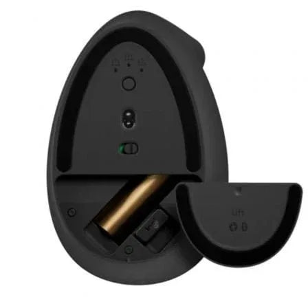 Ratón Vertical Inalámbrico por Bluetooth/ 2.4GHz Logitech Lift Vertical Ergonomic Mouse/ Hasta 4000 DPI/ Grafito - PixelPlaza