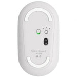 Ratón Inalámbrico Logitech Pebble 2 M350S/ Hasta 1000 DPI/ Blanco - PixelPlaza