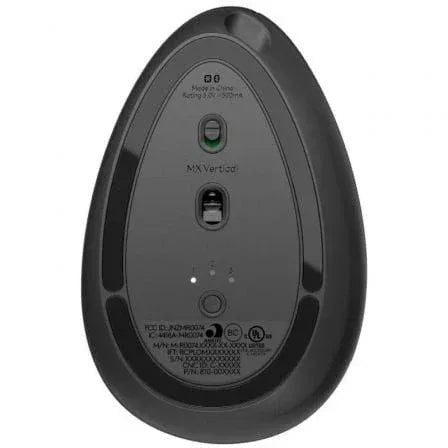 Ratón Vertical Inalámbrico por Bluetooth Logitech Vertical MX/ Batería recargable/ Hasta 4000 DPI - PixelPlaza
