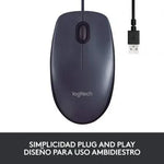 Ratón Logitech B100 OEM/ Hasta 800 DPI - PixelPlaza