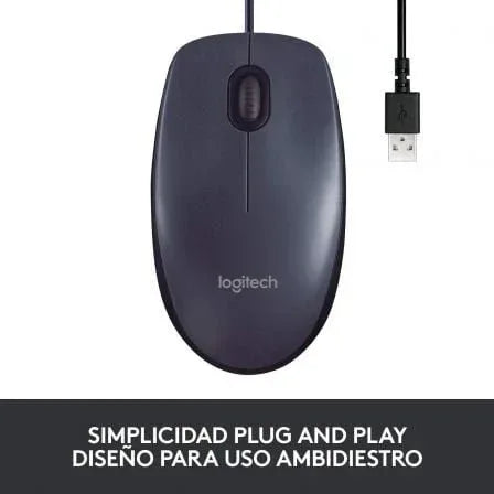 Ratón Logitech B100 OEM/ Hasta 800 DPI - PixelPlaza