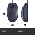 Ratón Logitech B100 OEM/ Hasta 800 DPI - PixelPlaza