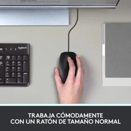 Ratón Logitech B100 OEM/ Hasta 800 DPI - PixelPlaza