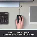 Ratón Logitech B100 OEM/ Hasta 800 DPI - PixelPlaza