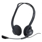 Auriculares Logitech Headset PC 960/ con Micrófono/ USB/ Negros - PixelPlaza