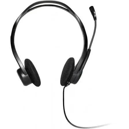Auriculares Logitech Headset PC 960/ con Micrófono/ USB/ Negros - PixelPlaza