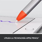 Lápiz Inalámbrico Logitech Crayon para iPad/ Naranja - PixelPlaza