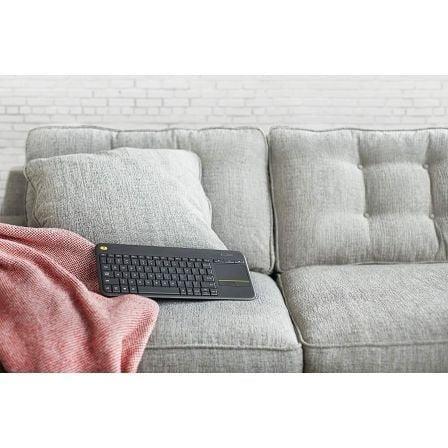 Teclado para Smart TV Logitech Wireless Touch K400 Plus - PixelPlaza