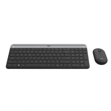 Teclado y Ratón Inalámbricos Logitech Slim Combo MK470 - PixelPlaza