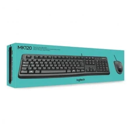 Teclado y Ratón Logitech Desktop MK120 - PixelPlaza