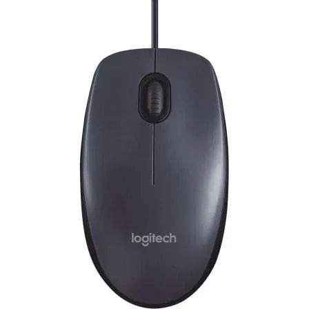 Ratón Logitech M90/ Hasta 1000 DPI/ Gris V2 - PixelPlaza