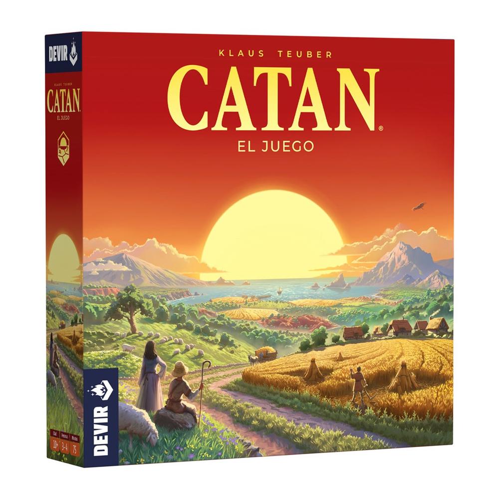 Juego mesa devir colonos catan 4
