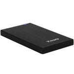 Caja externa TooQ tqe - 2527b para HDD - SSD 2.5 pulgadas 9.5mm SATA USB 3.0 negra