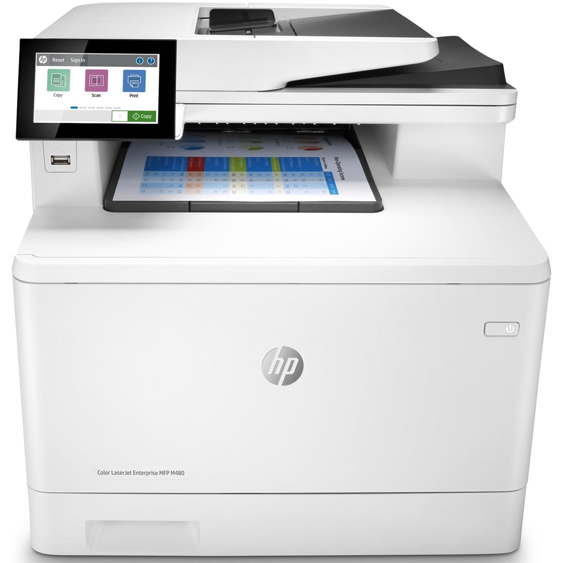 Multifuncion hp laser enterprise m480f color