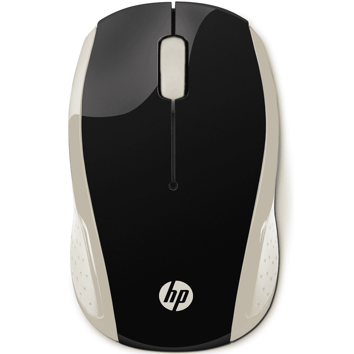 Ratón inalámbrico HP wireless 200 negro - oro