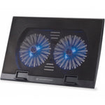 Base refrigeración Conceptronic para portátiles 2 ventiladores 125mm hasta 17 pulgadas